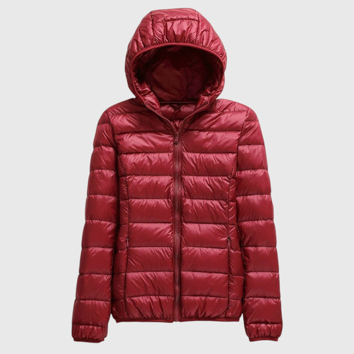 Mira™ Mid-Season Jacket | Dark Red