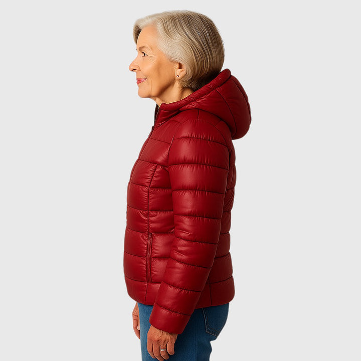 Mira™ Mid-Season Jacket | Dark Red