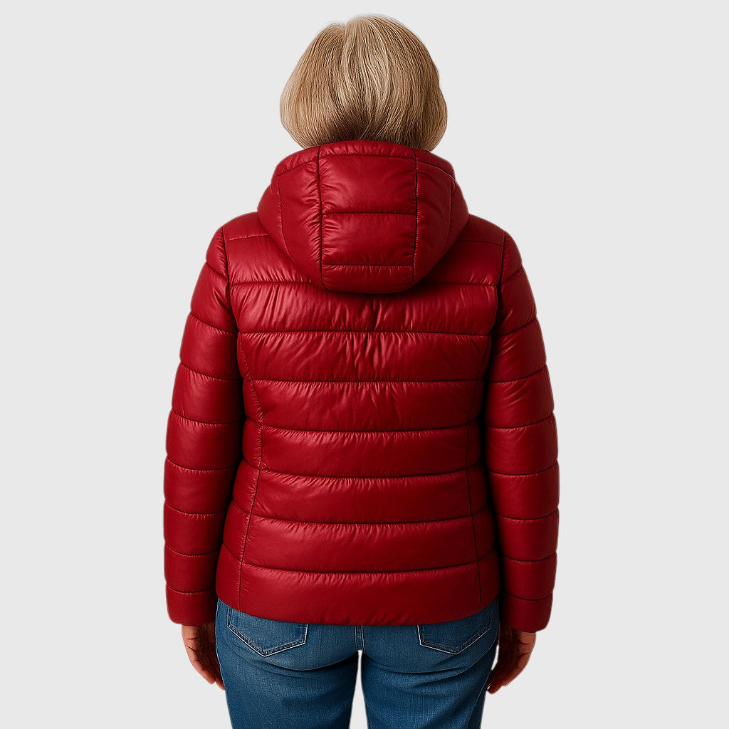 Mira™ Mid-Season Jacket | Dark Red