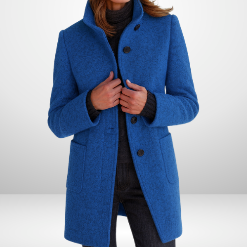 Eleanor | Sleek Wool-Blend Tailored Coat