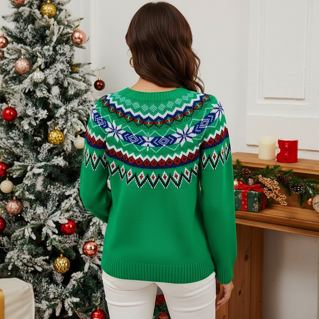 Eleanor™ | NordicFest Holiday Knit Sweater