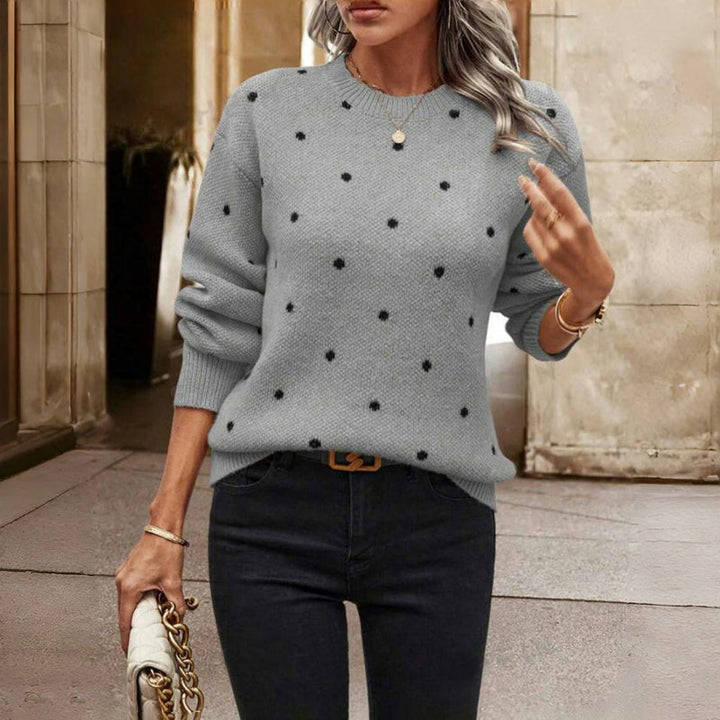 Eleanor™ | Polka Dot Knitted Sweater