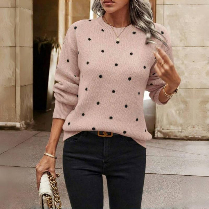 Eleanor™ | Polka Dot Knitted Sweater