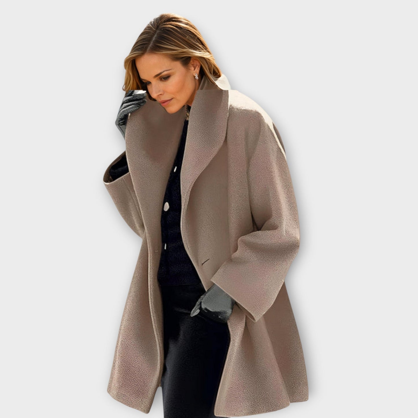 Eleanor Workshop™ | Genevieve - Wool Blend Elegance Coat
