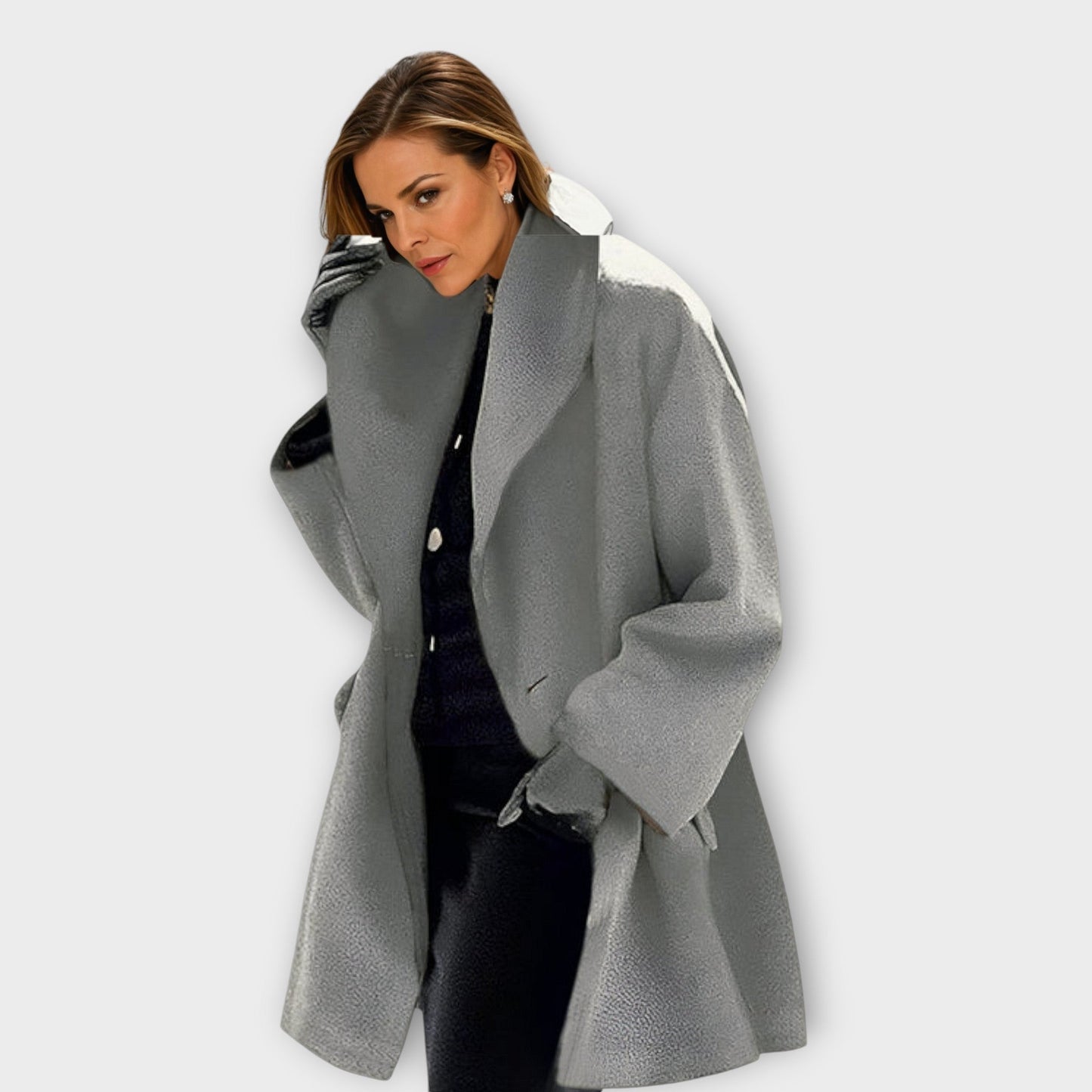 Eleanor Workshop™ | Genevieve - Wool Blend Elegance Coat